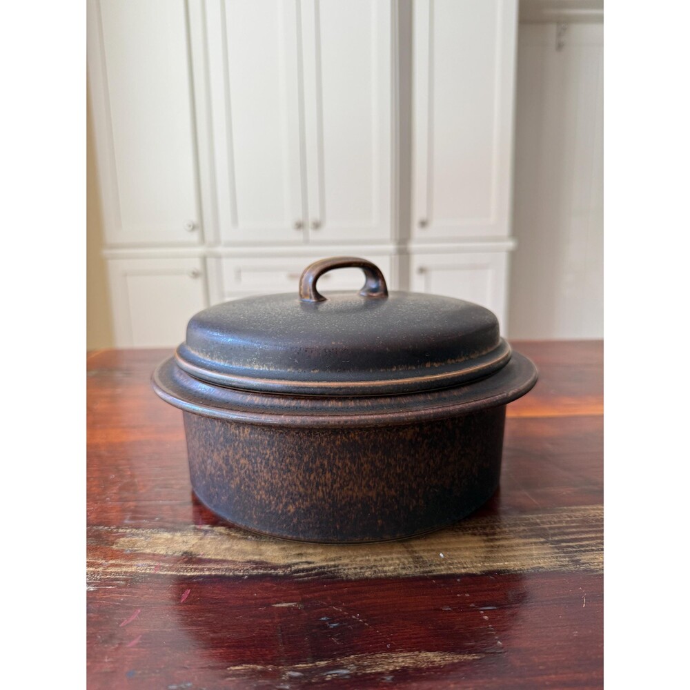 Vintage Arabia Finland "Ruska" Round Covered Casserole by Ulla Procopé